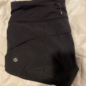 Lululemon speed shorts